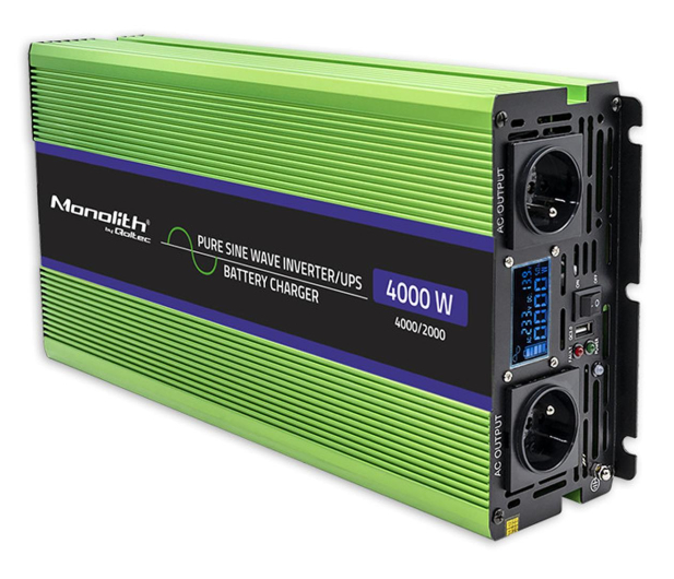 Qoltec Przetwornica UPS 2000W/4000W 12V na 230V - 1144919 - zdjęcie